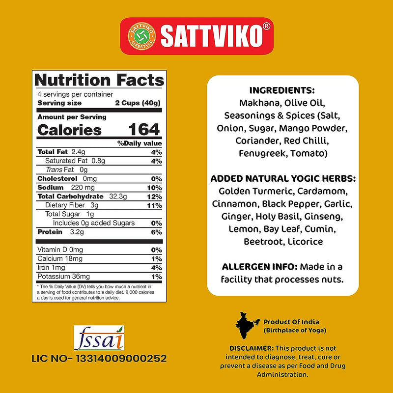 Sattviko Makhana Superfood Snack